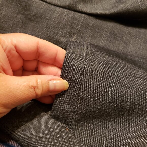 Calvin Klein - Gray Blazer - Size 16 kids - Picture 5 of 13